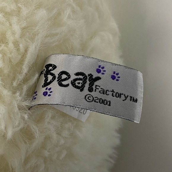 The Bear Factory Lama White Plush Stuffed Toy 12” 2001 - Picture 6 of 16